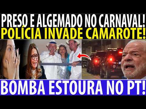 Lula is handcuffed at Carnival! Police raid VIP box and shut everything down! Crime committed by ...