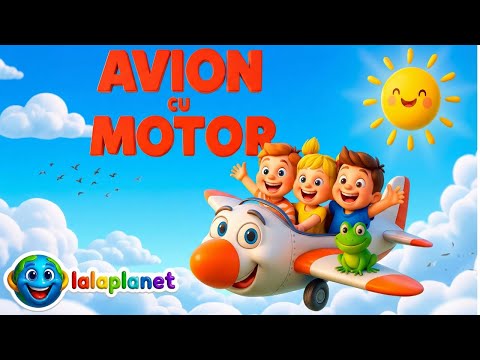 LaLaPlanet - Avion cu motor ✈️🌍 | Brotăcelul Polonic 🐸 zboară pentru prima dată