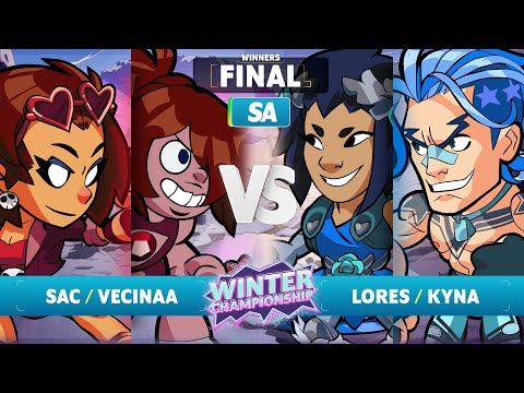 SAC & VecinaA vs. lores & Kyna - Winners Final - SA - Brawlhalla Winter Championship 2023