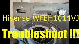 Washing Machine Hisense WFEH1014VJ troubleshoot guide