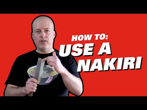 How to Use a Nakiri - Japanese Kitchen Knife Skills