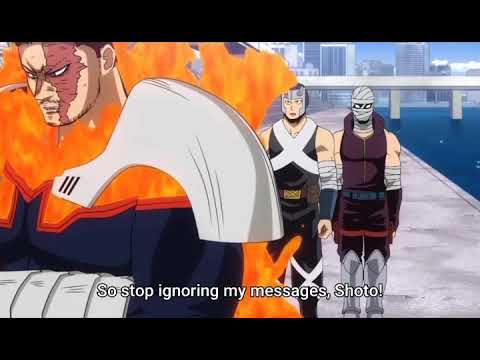 Shoto Todoroki sneezes