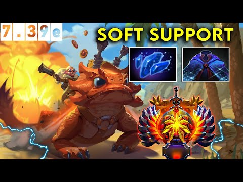 Snapfire Immortal Soft Support - Dota 2 Patch 7.39e Pro Pub Gameplay