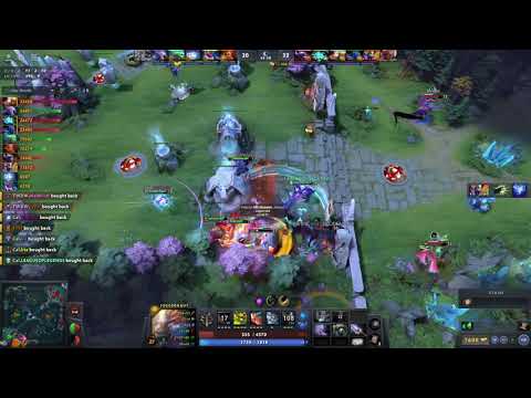 Storm Spirit with the Wombo Combo to win the game