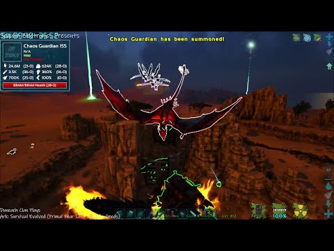 Demonic Thorny Dragon vs. Chaos Guardian (Ark: Survival Evolved Primal Fear)