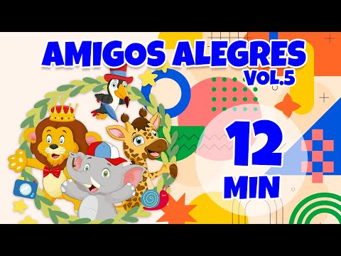 Amigos Alegres Vol. 5 - Giramille 12 min | Desenho Animado Musical