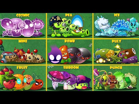 PVZ 2 Battlez - Random 16 Team Plants VS ALL Zombies - Which Team Plant Will WIn?