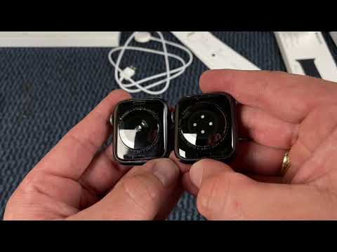 Apple Watch Series 6 GPS, 44 mm Aluminiumgehäuse Space Grau, Solo Loop Schwarz unboxing