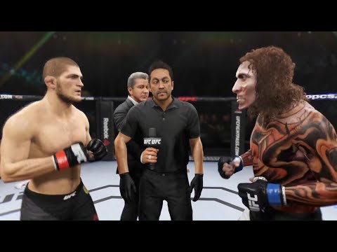 Khabib vs. Creepy Monster - EA Sports UFC 2 ☝️🦅
