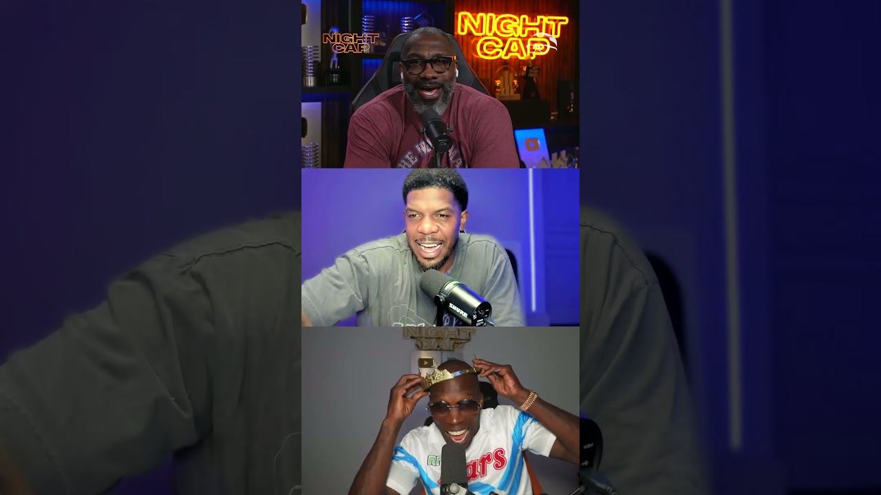 Now where the hell did Ocho get that snapback crown🤣 #nightcap #ochocinco #shannonsharpe #isojoe