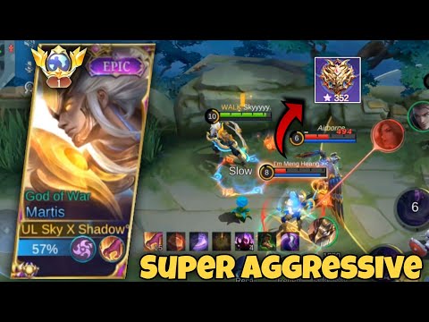 TOP GLOBAL MARTIS PERFECT & SUPER AGGRESSIVE GAMEPLAY!!🔥 | BEST BUILD 2023