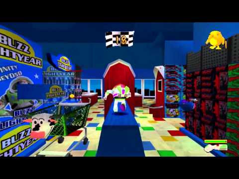 Toy Story 2 Walkthrough Level 7: Al's Toy Barn (HD)