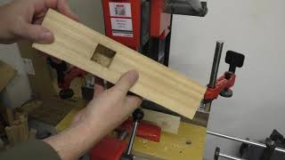 DIY Hohlstemmmaschine - Holzmann STM26 oder wie man eckige Löcher macht - square holes the easy way