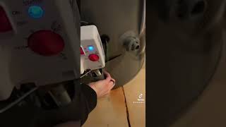 How to light a power vent water heater
