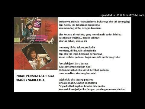 INDAH PERMATASARI feat FRANKY SAHILATUA - Cintaku Setulus Merpati Putih (Franky S)