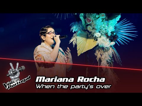Mariana Rocha - "when the party's over" | Live Show | The Voice Portugal