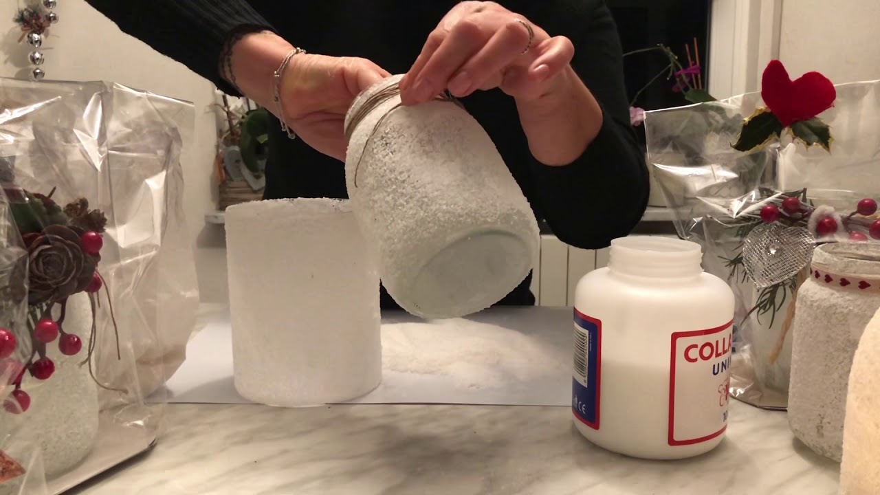 Porta-candele con sale