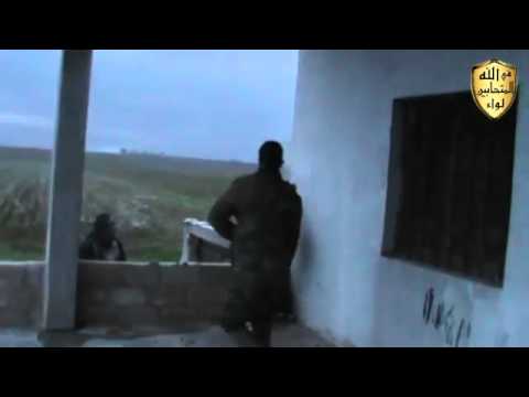 عملية السيطرة عل حاجز حصرايا من قبل لواء المتحابين في الله في ريف حماة