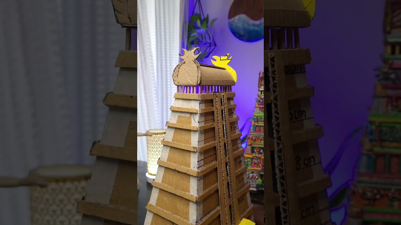 Temple 3d Model  #gopuram #ganpatidecoration #southindia