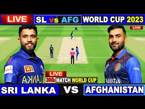 Live: SL Vs AFG, ICC World Cup 2023 | Live Match Centre | Sri Lanka Vs Afghanistan | 1st Inning
