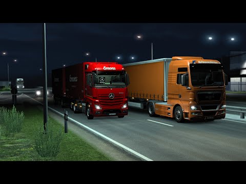 ETS2 - MB Actros MP4  - Kaliningrad(🇷🇺) to Panevėžys(🇱🇹)