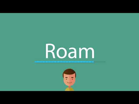 Roam pronunciation