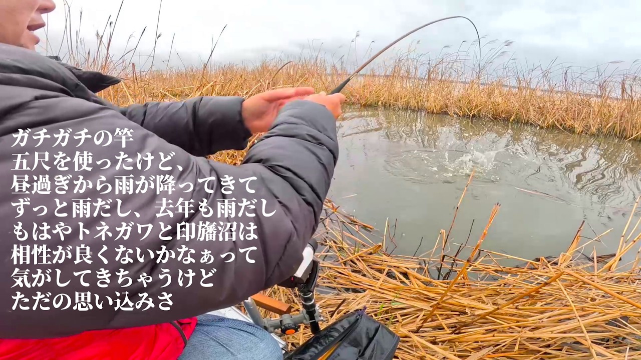 道具がびしょ濡れになるちょっぴり過酷なへらぶな釣り