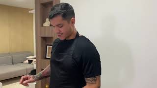 Blaus Day ano 3 - Felipe Castanho(Remanso do Peixe) Bolo podre, creme inglês de café e sorvete Blaus