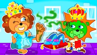 Lion Family | Cinderella! Why Do Your Feet Smell so Bad - Funny Stories For Kids