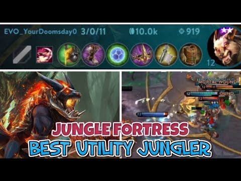 BEST UTILITY JUNGLER FORTRESS WITH OP TEAM CRAZY OBJECTIVE CONTROL - VAINGLORY 5V5 RANKED TIPS