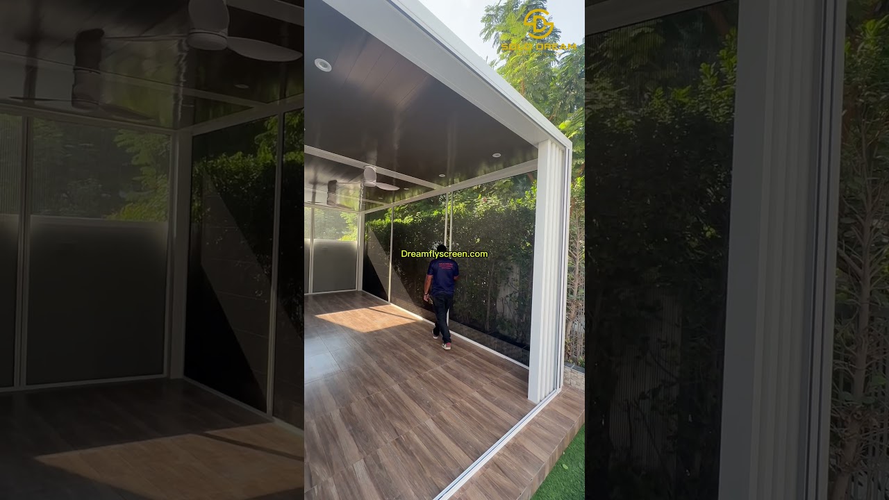 Extra Wide Fly Screen Installation Dubai — Panoramic Villa Window