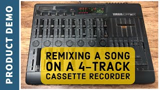 Video thumbnail for Remixing a song on my Yamaha MT3X 4-track Cassette Recorder, Just for FUN by RecordingStudio9.com