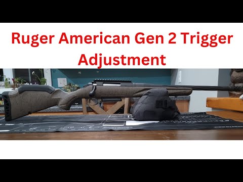 Ruger American Gen 2 Abzugseinstellung