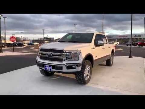 2020 Ford F150 King Ranch Leveled on 295/60/20 Ridge Grappler Star White