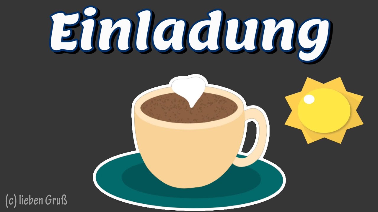 ☕️ Einladung zum Kaffee! Wann hast du Zeit zum verschicken per Handy