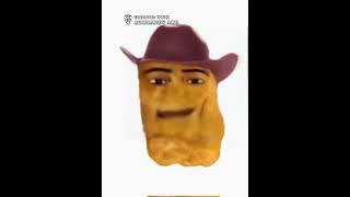 Cowboy chicken nugget cotton eye Joe#popular  #meme