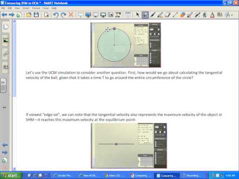 Comparing UCM to SHM Screencast