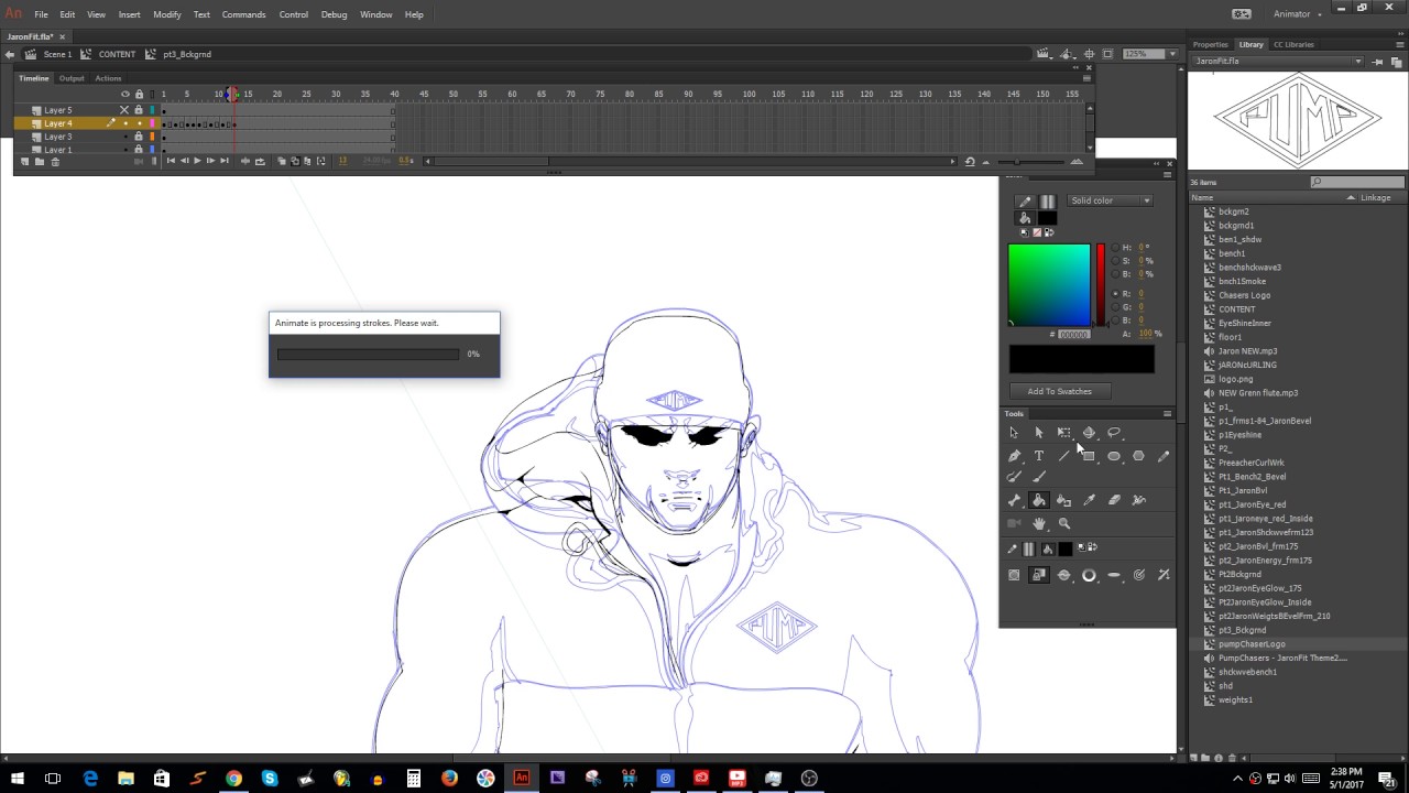 Adobe Animate CC 2017 - Animate is Processing Strokes Bug!