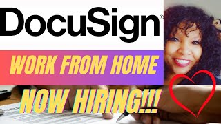 DOCUSIGN IS HIRING NOW | Work From Home Job  ❤️ #workfromhome