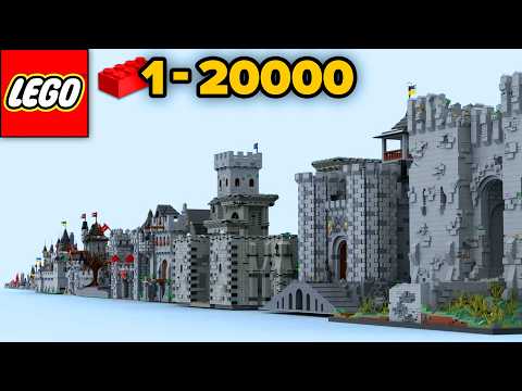 LEGO Сastles From 1 to 20000 Parts | Comparison