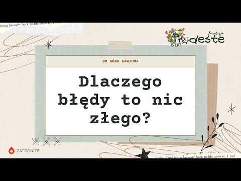 Dlaczego błędy to nic złego?