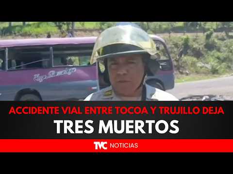 Tres muertos en accidente entre Tocoa y Trujillo