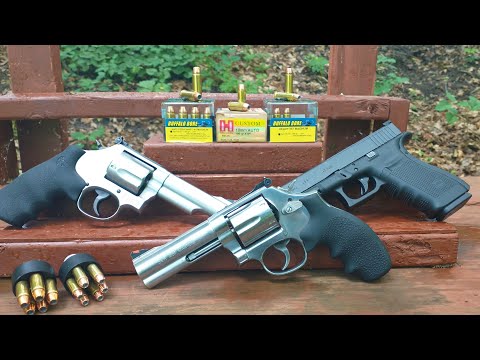 10mm VS .357 Mag VS .44 Mag ALL 180 gr XTP