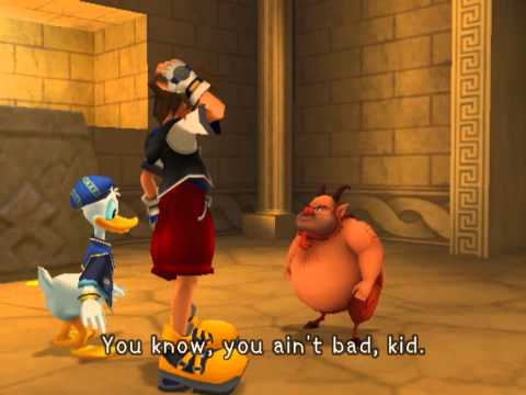 Kingdom Hearts, English cutscene: 56 - Two Words - HD 720p
