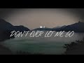 Don't Ever Let Me Go