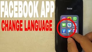 ✅  How To Change Language On Facebook App 🔴