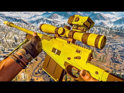 Call of Duty Warzone Battle Royale 20 Kill Sniper Gameplay! (No Commentary)