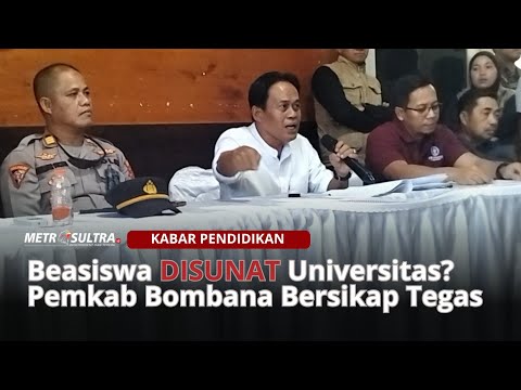 Video: Pemkab Bombana Terkejut Dengar Dugaan Potongan Dana Beasiswa