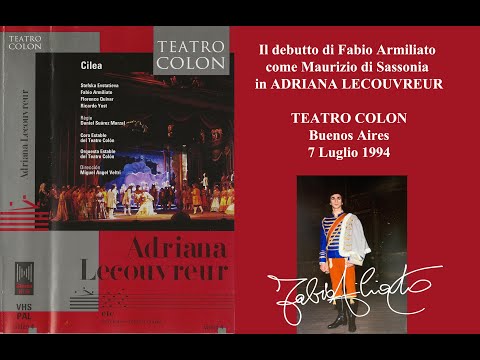 ADRIANA LECOUVREUR- [Armiliato (debut),Evstatieva,Quivar-Dir. M.A. Veltri] Teatro Colon BAires 1994