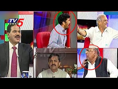Posani And Hanumantha Rao Fight In Live Debate